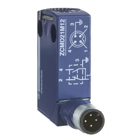 ZCMD21C12 Limit switch body ZCMD - 1NC+1NO - silver - snap action - connection - M12