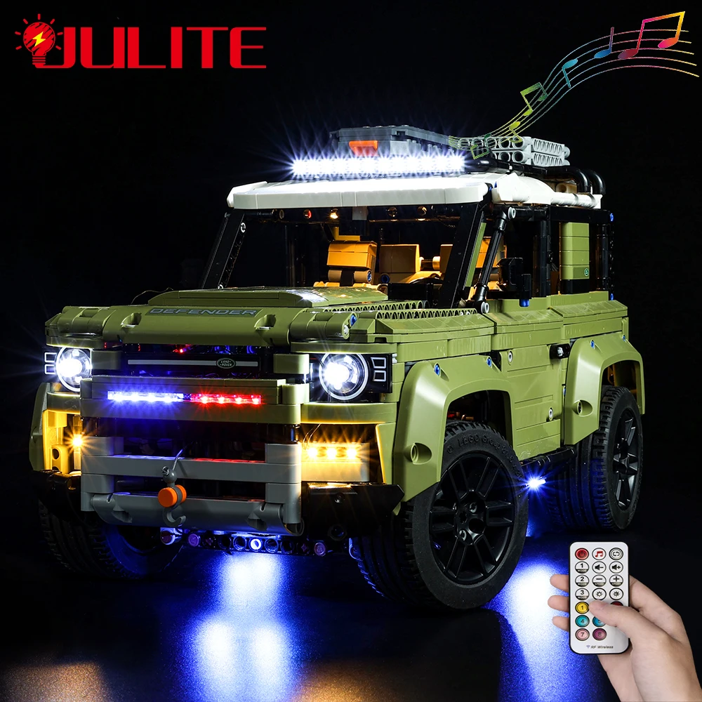 LED Light Kit For 42110 Technic Defender Car Model DIY Toys Set Not Included Building Blocks