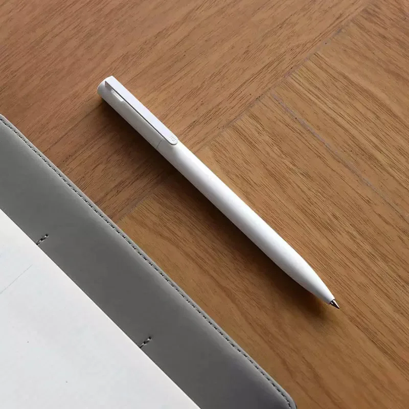 샤오미 미지아 9.5mm 서명 볼펜, 스위스 리필, 일본 블랙 블루 잉크, 내구성 학교 필기 펜, 정품
