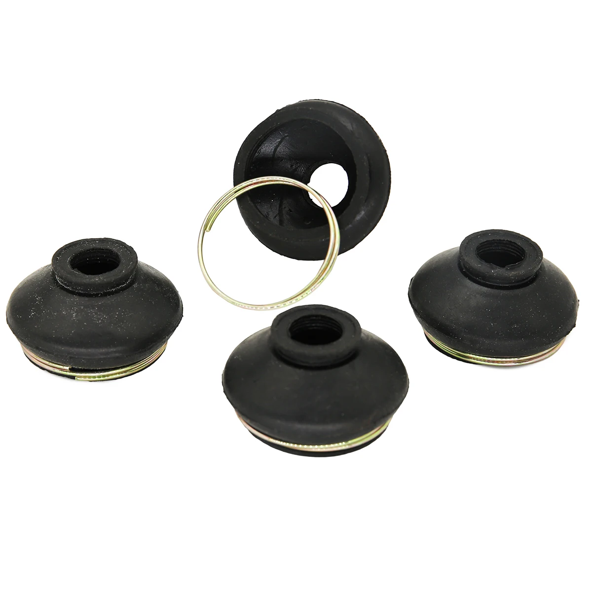 4 Pcs Turn to rod Arm Ball Head Dust Protection Rubber Cover for Chinese ATV Quad Go kart