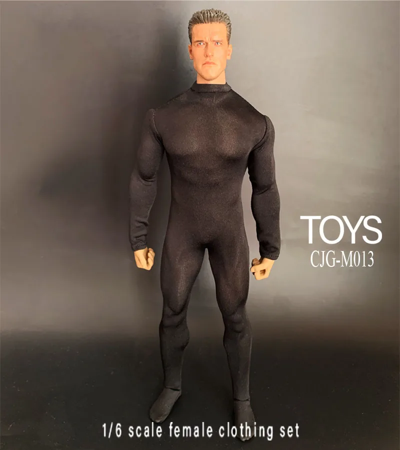 En Stock Échelle 1/6 CJG-M013 Hommes artificiel astique batterie costume Collants Sous-Vêtements Combinaison Pour 12 pouces M34 Muscle Corps Mâle