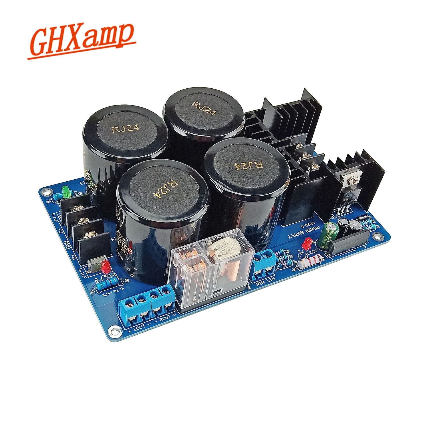 40A Schottky Amplifier Rectifier filter Board Dual Power Supply Rectification Filter UPC1237 Speaker Protection Crcuit AC18-35V