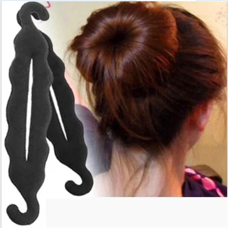 1Pcs Urządzenie do włosów dla kobiet Gąbka piankowa Dysk do włosów Donut Quick Messy Bun Updo Spinka do włosów Akcesoria do włosów Narzędzia modowe do włosów
