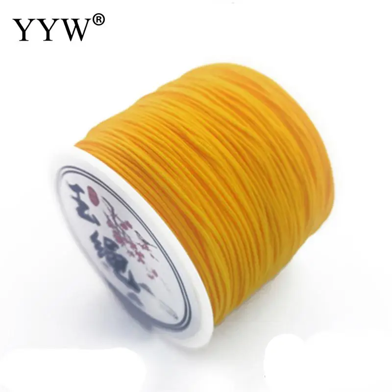 50m/Spool 0.80mm Nylord Cord 35 Color Thread Cord Plastic String Strap European Bracelet Jewelry Making Diy Rope Bead Necklace