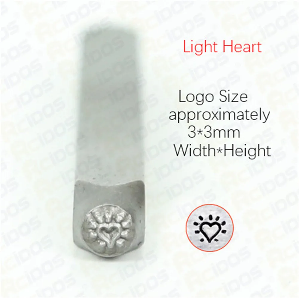 Sparkle /Sunshine Design 3mm Metal Jewelry Design Stamps,DIY Bracelet/jewelry symbols steel stamp