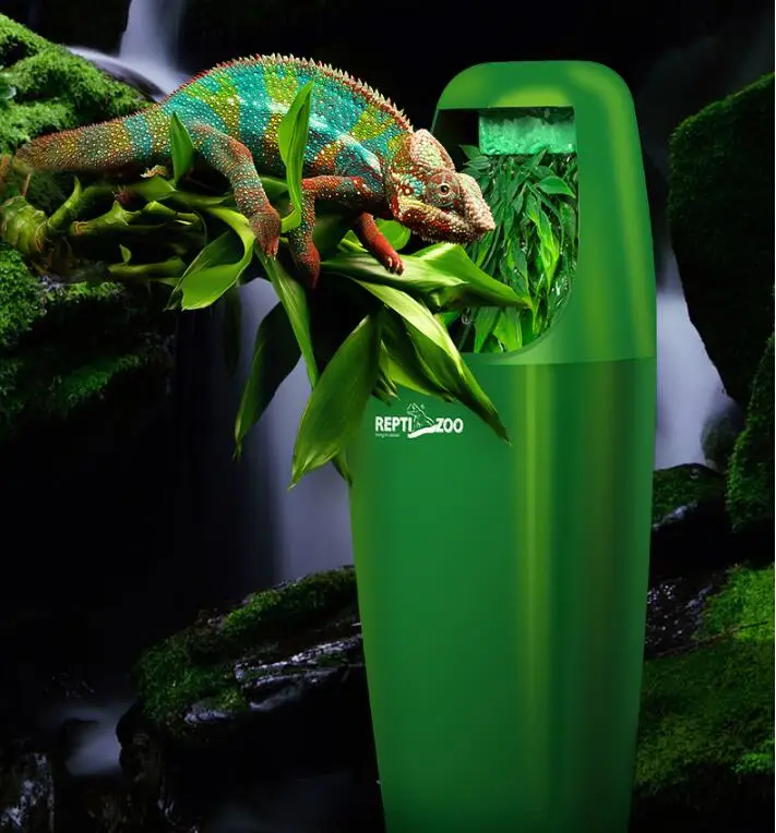 

11X27cm ABS Automatic Reptile Water Drinking Filter Feeding Drinkers Tools Drinking Water Fountain Lizard Chameleon Amphibian