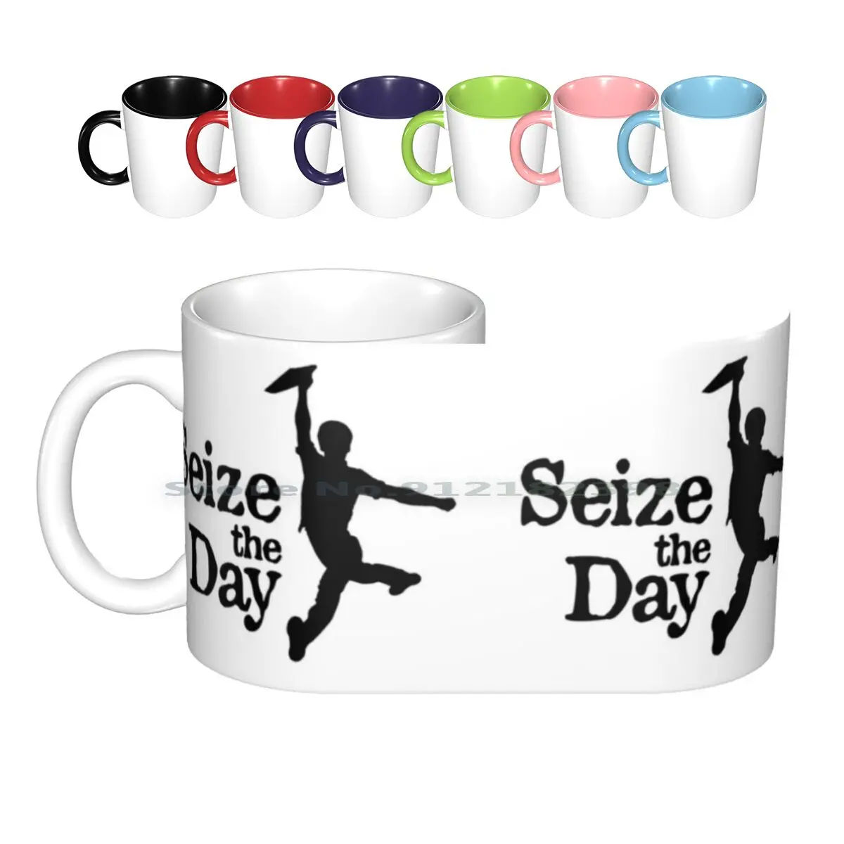 Seize The Day Ceramic Mugs Coffee Cups Milk Tea Mug Newsies Seize The Day Seize Day Musicals Broadway Jack David Moscow Lyrics