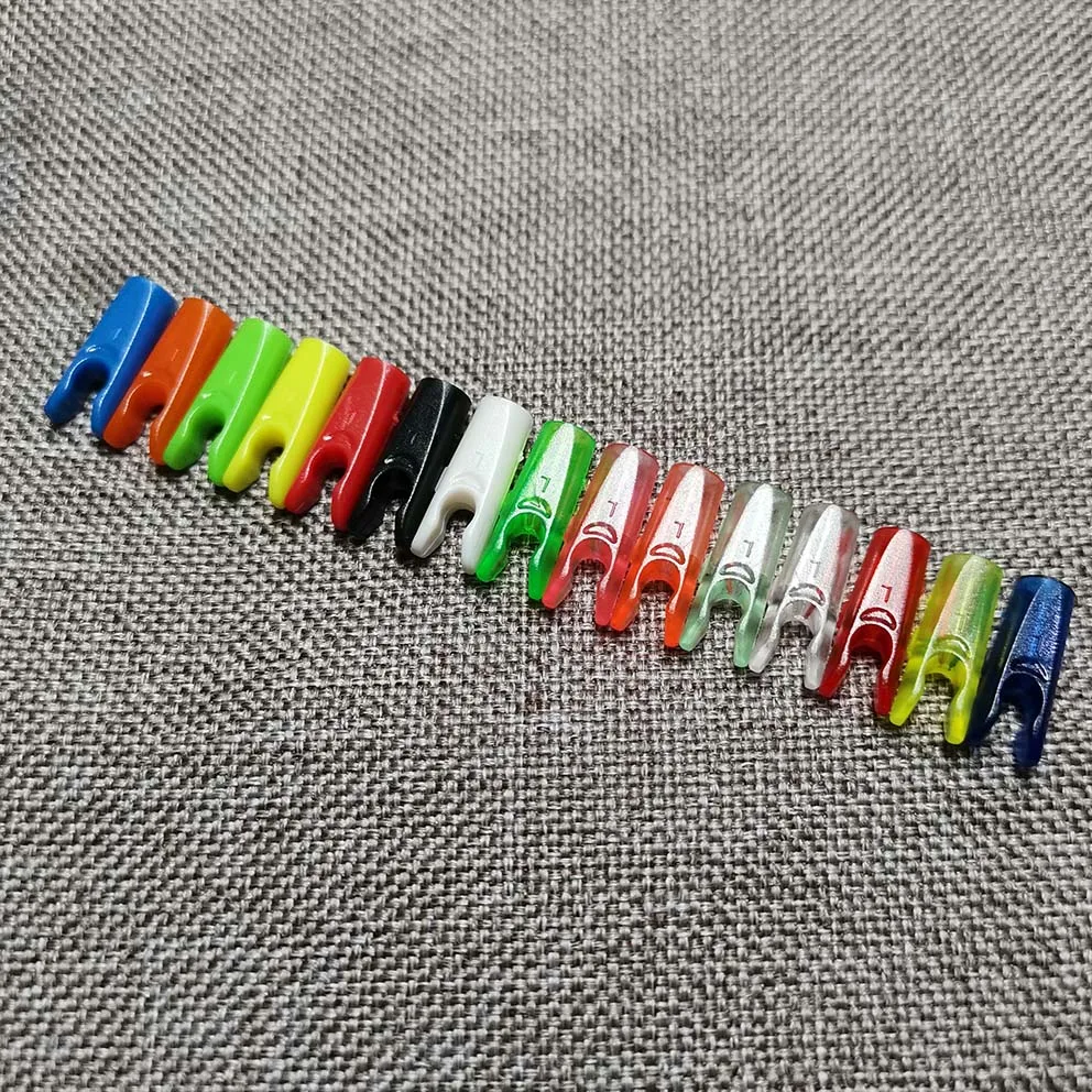 50pcs DIY Plastic Arrow Nocks Size L   For ID4.2mm ID6.2mm 3.2mm  Arrow Shaft Archery Accessory