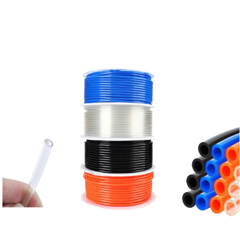 PU Hose 80/90/100M /Roll OD8mm*5mm Pneumatic Component For Compressor Air Tubing  Pipe Polyurethane Tube Four Color Wholesales