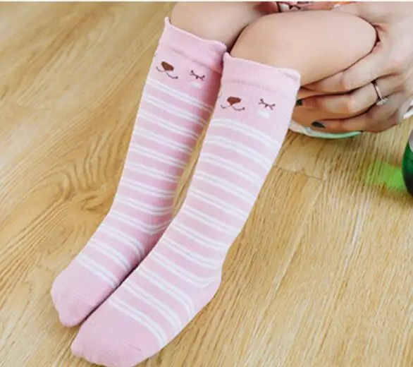 

Wholesale 5Pairs Non-slip Floor Socks Newborn Socks Korean Cartoon Cotton Children Socks Stereo Earphone Baby Socks