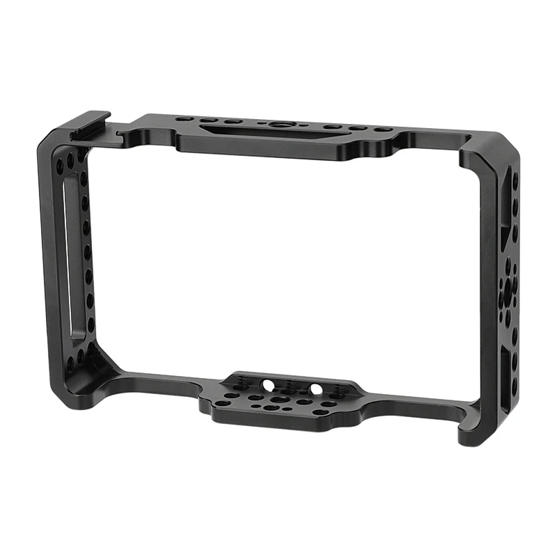 KIMRIG Destview R6 UHB 5,5 inch 2800nit 4K monitor beschermende kooiset exclusief gebruik met 1/4" montagepunten en schoenmontage