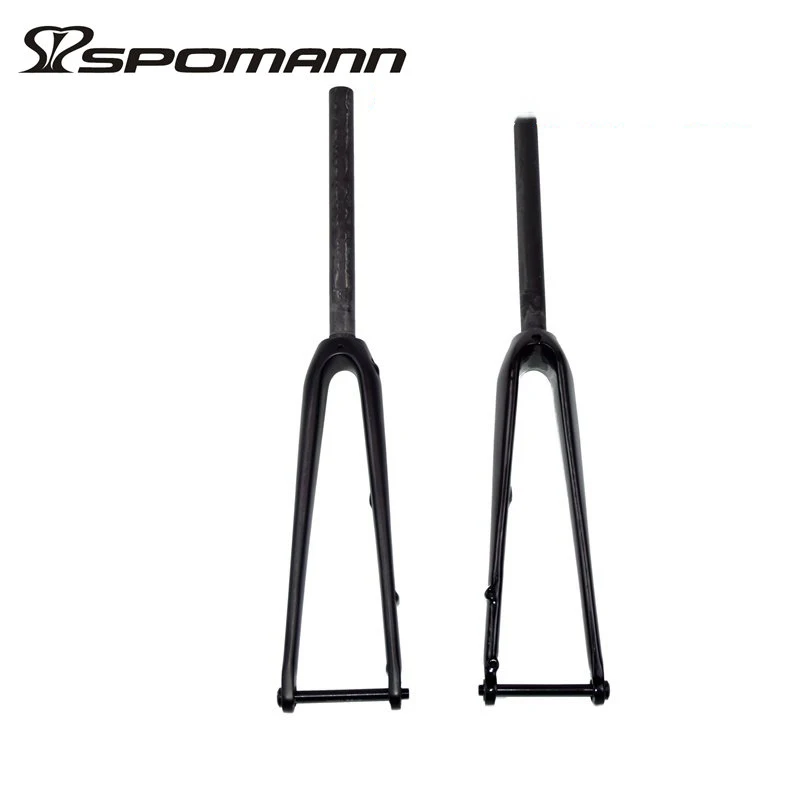 Newest 700C Road bike matt UD full carbon fibre bicycle thru axle flat disc brake front fork Hidden internal cable