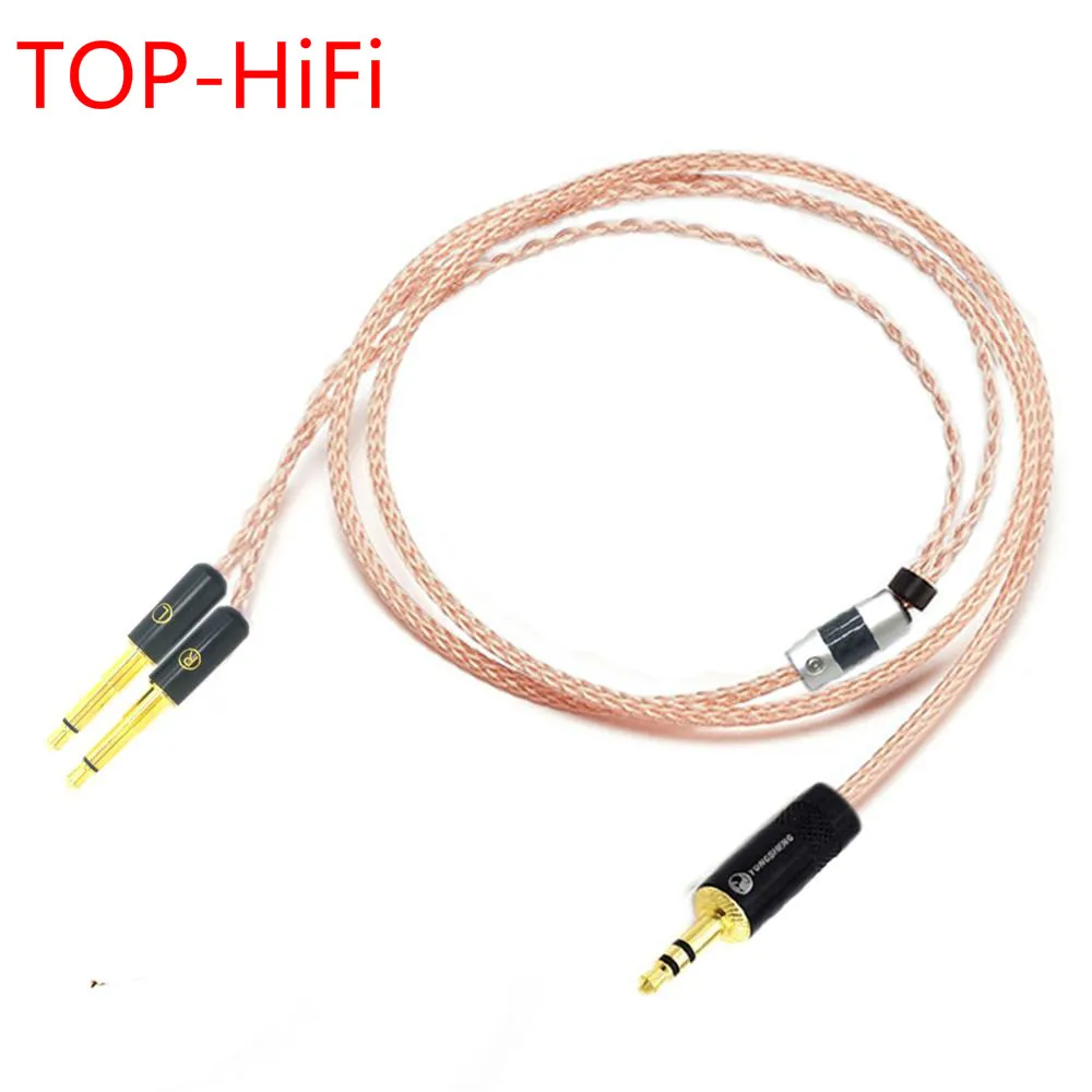 

TOP-HiFi 2.5/3.5/4.4mm Balanced Single Crystal Copper Headphone Upgrade Cable for Meze 99 Classics/Focal Elear Headphones