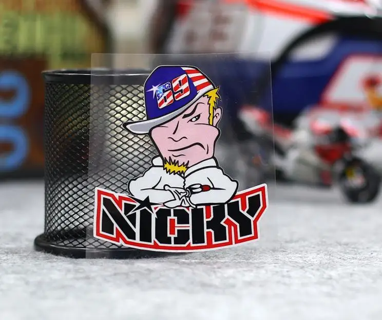 Nicky Hayden 69 Cosmic Stickers  Vinyl  Motorcycle Sticker Motocross Windshield Racing  Decals For SBK