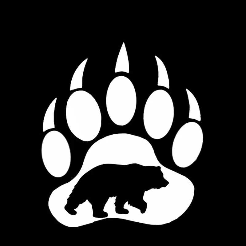 Hot Car Sticker Bear In Bear Paw Accessories Vinyl Car Styling Cover Scratches Waterproof Motorcycl PVC 15CM*13CM - Image 2