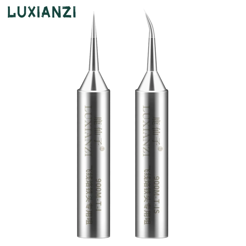 LUXIANZI 900M Precision Soldering Iron Tips 0.2mm Ultra Thin Fly Line Solder Iron Head For Replacement BGA Welding Repair Tool