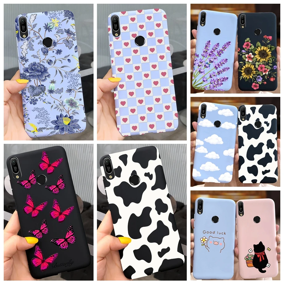 Huawei Y6 2019 Case Huawei Y6s Y6 Prime 2019 Silicone TPU Cover Soft Phone case For HuaweiY6 2019 MRD-LX1F Y 6  Y6Prime Fundas