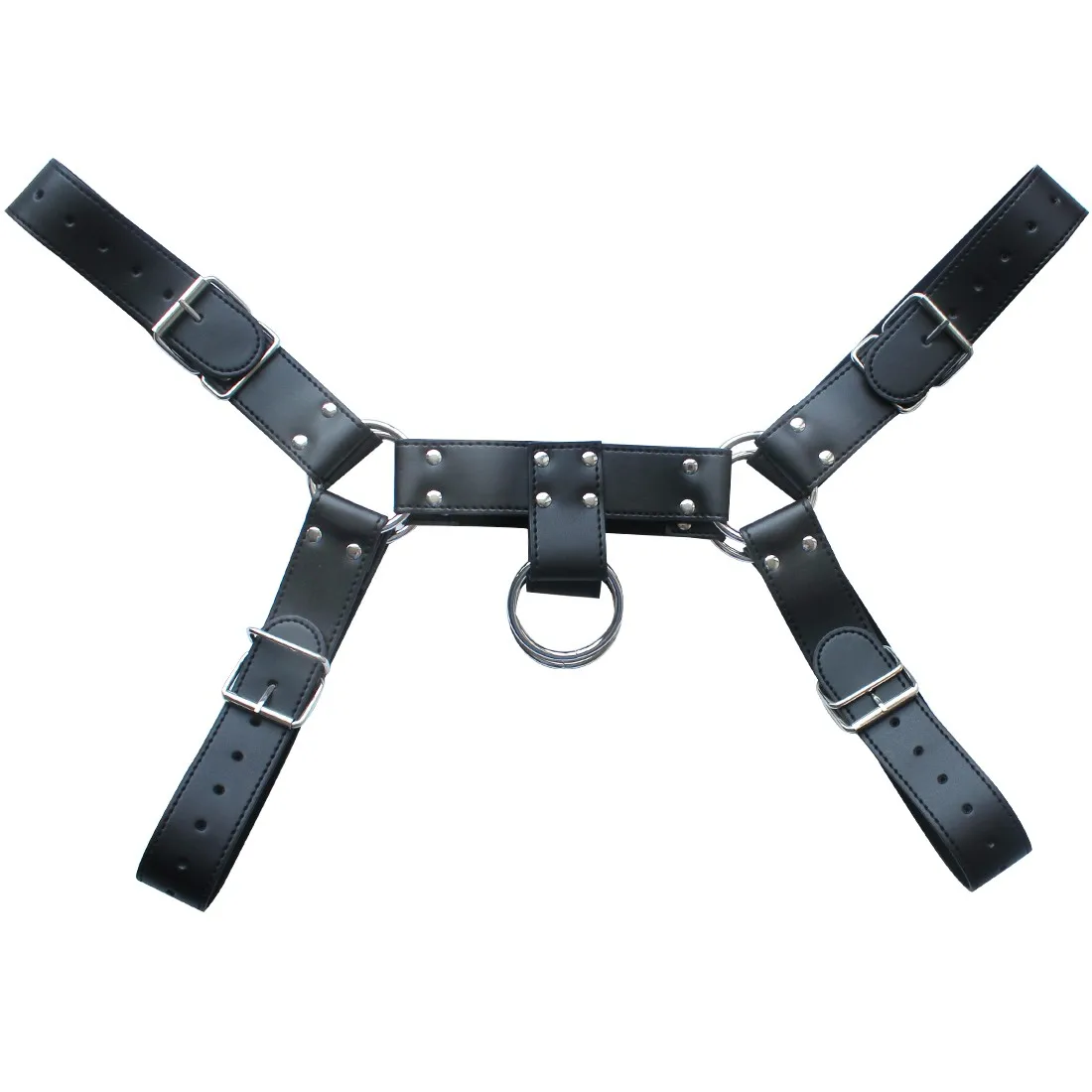 Harness Mens Erotic Lingerie Chest Strap Leather Harness Features Leather Adjustable Buckle Straps Hot Sexy Body Chest Harness