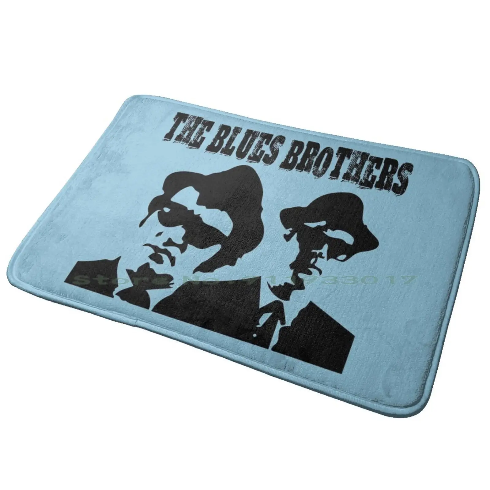 The Blues Brothers Art , The Blues Brothers Designs Entrance Door Mat Bath Mat Rug Im No 1 Human I Am Number One Anti-Slip