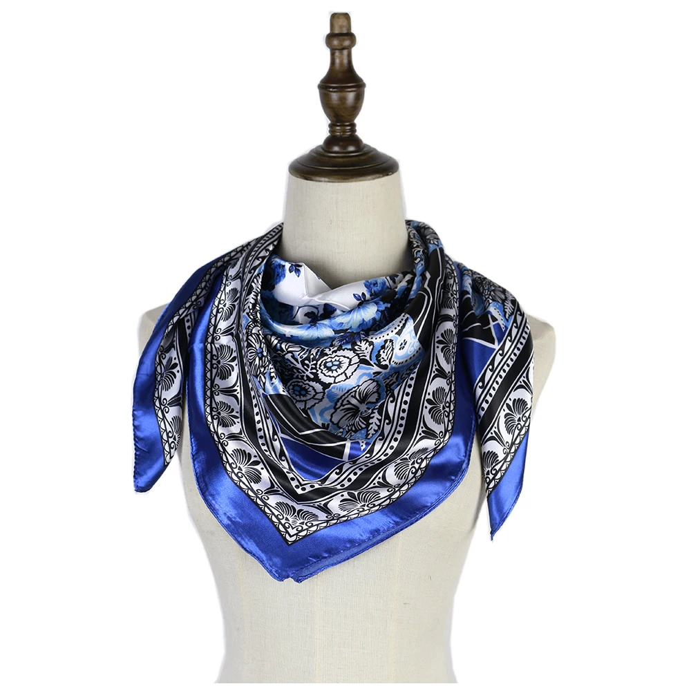 Silk Scarf Grace Pashmina Designer Bandana Echarpes Invierno Arab банданы мусульманская мода