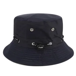 2023 New double-sided fisherman hat fashion summer ladies sun hat tide wild basin hat hip hop bucket hat General