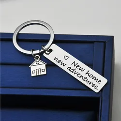 New Home New Adventures New Home House Housewarming Keychain Exquisite Fashion Pendant Gift