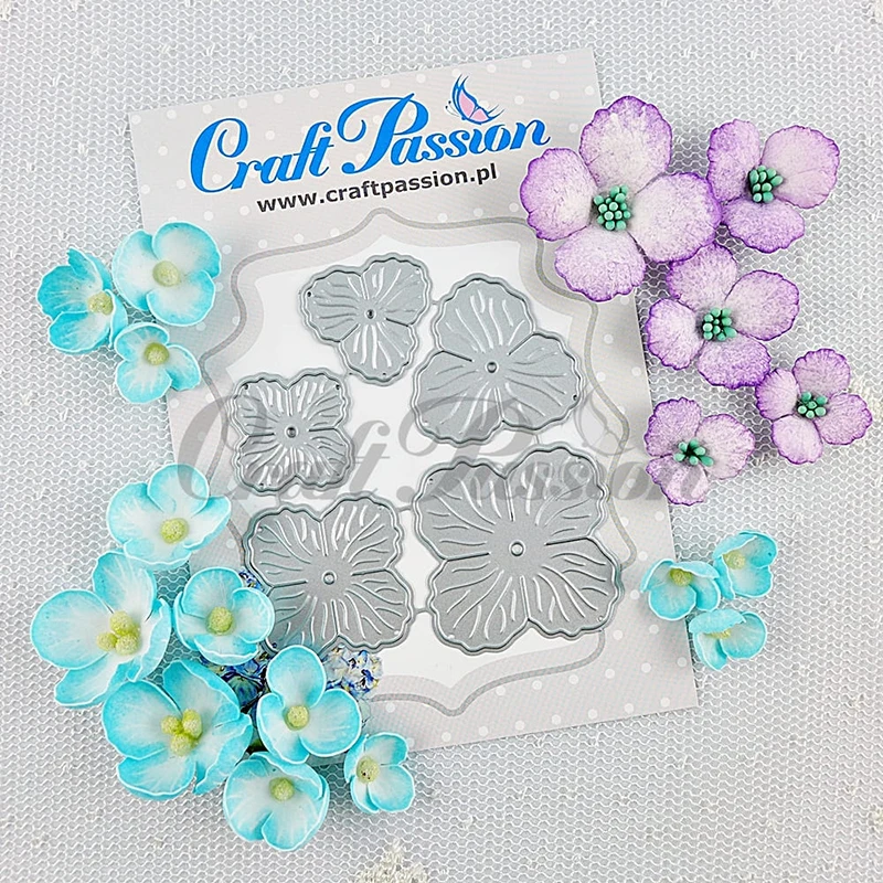 Flower Metal Cutting Dies Embossing Folder Scrapbooking Cutter Stencil for Cards Making Decorative DIY Craft