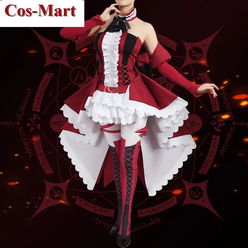 Hot Game Fate/Grand Order FGO Tristan Cosplay Costume The Demon Knight Red Formal Dress Unisex Activity Party Role Play Clothing