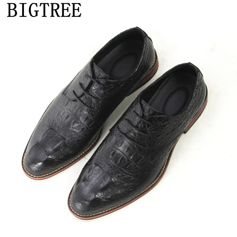 

Fashion Oxford Crocodile Shoes Men Coiffeur Shoes Party Shoes For Men Italian Designer Chaussure Homme Mariage Soulier Homme