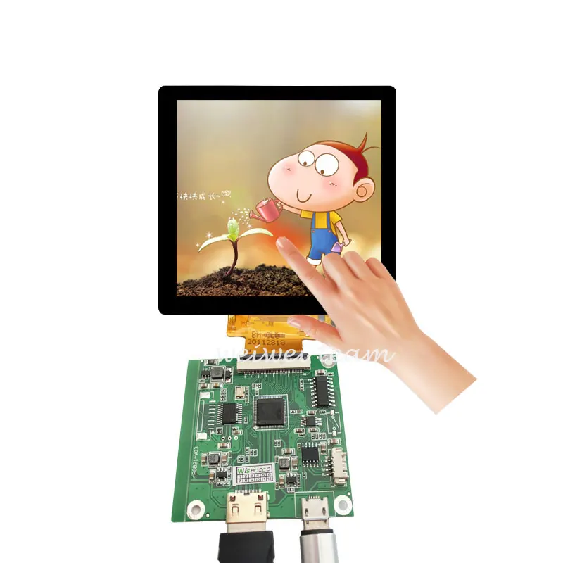 

4 Inch SquareTft LCD Display 480*480 Capacitive Touch Screen Controller Board Smart Home Inteligent Doorbell Panel