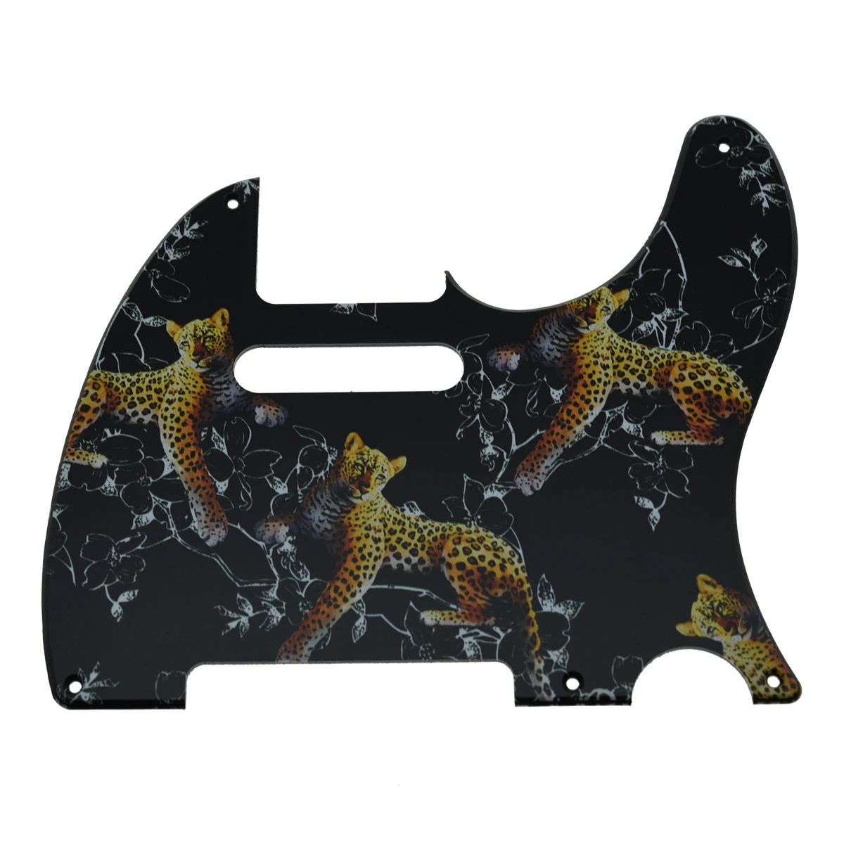 KAISH 3D Printed Plastic TL 5 Hole Pickguard with screws Vintage TL Style for Telecaster guitar different colors