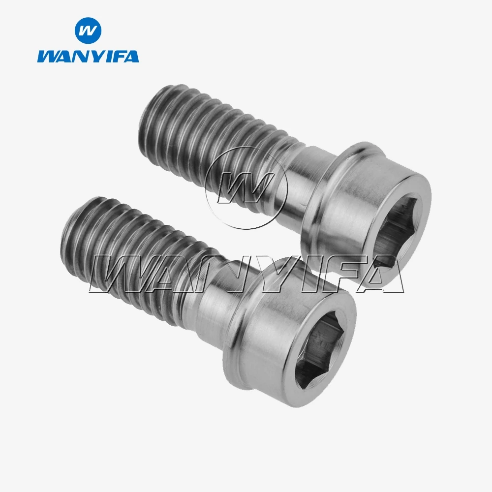 

2Pcs M10 (1.5mm)x25mm Titanium Alloy Allen Head Screw Bolts Thread Bolt Screws for DUCATI Bike Brake Cycling