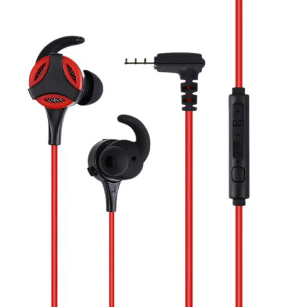 Earphone For CS Games Gaming In-Ear Headset With Mic Volume Control PC Gamer Earphones