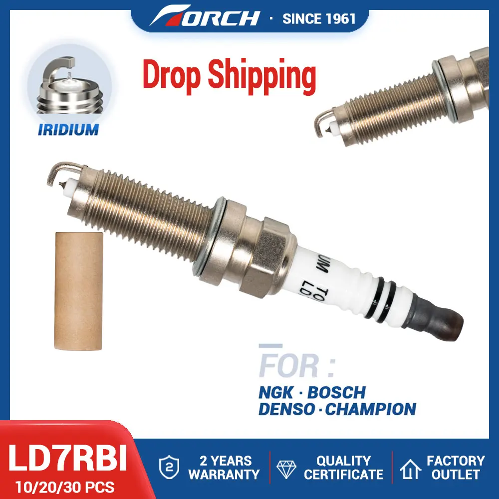 

10 шт./лот Высококачественная иридиевая свеча LD7RBI для свечей DILZKAR7C11S Denso DXE22HQRD11S для Hhonda Прямая поставка