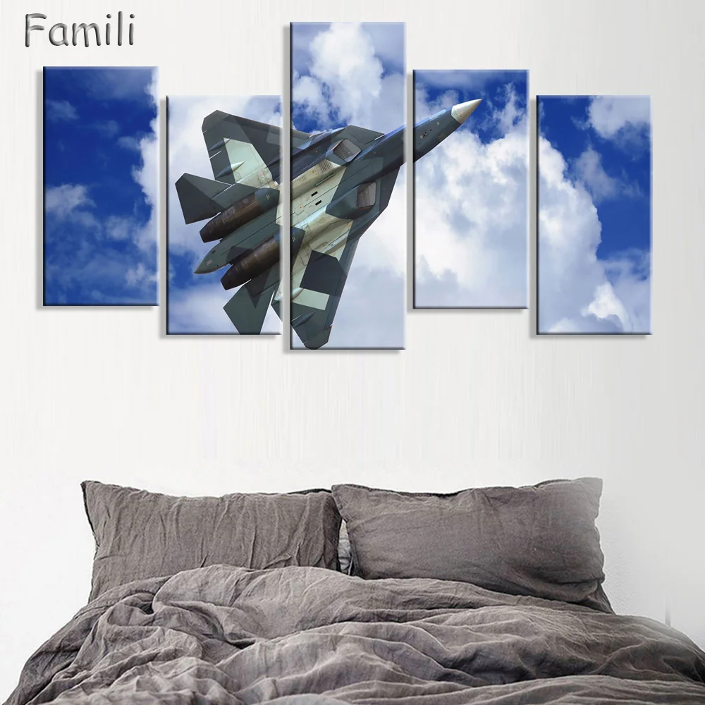 

5 шт., Картина на холсте, без рамки