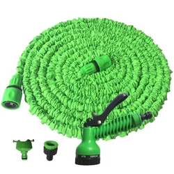 Hot Expandable Magic Flexible Garden Water Hose For Car Hose Pipe Plastic Hoses garden set to Watering with Spray Gun