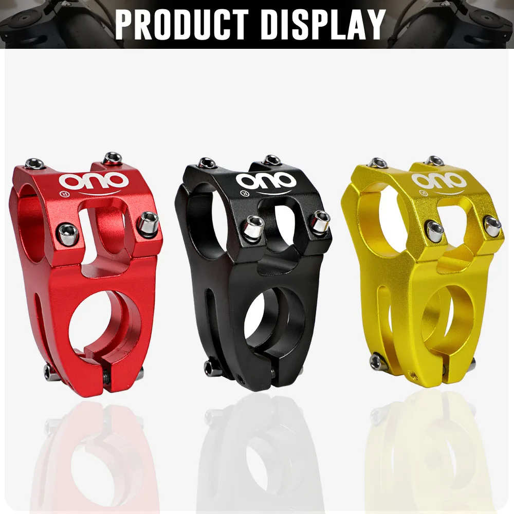 OUO قصيرة الجذعية 31.8 مللي متر المقود الجبلية الجذعية الناهض 45 مللي متر الألومنيوم دراجة جسر ل الإنحدار سباق دراجة هوائية جبلية دراجة Accessori