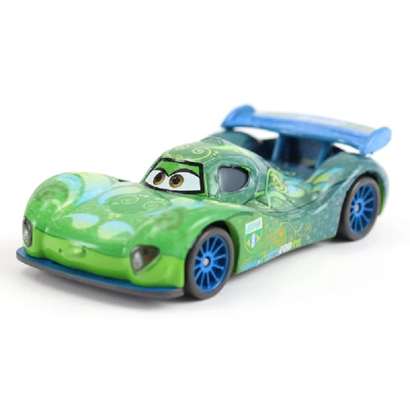 Disney Pixar Racing 3-modelo de aleación de Metal fundido a presión, Rayo McQueen, Jackson Storm, Saligidor, policía blanca, regalo de coche de