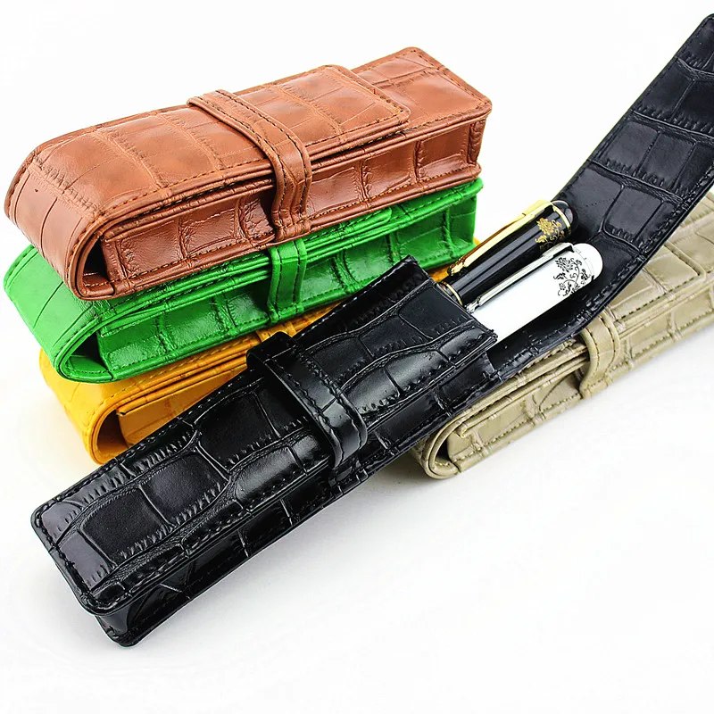 leather Pencil Bags For Boys Gift Creative Pencil Case School Supplies Office Stationery