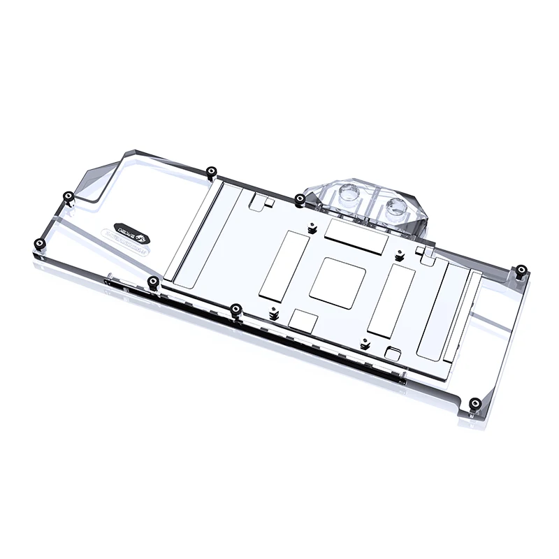 บล็อกระบายความร้อนด้วยน้ำแบบกำหนดเองสำหรับการ์ดจอ Bykski สำหรับ MSI RTX 3090 Areo 24G พร้อมแผงหลัง ระบบระบายความร้อนด้วยน้ำสำหรับการ์ดจอ