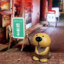 Creative Scene Small Ornaments Home Decoration Beaver Scene Series Bookshelf Decoration Set Children's Toys Doll Ornaments