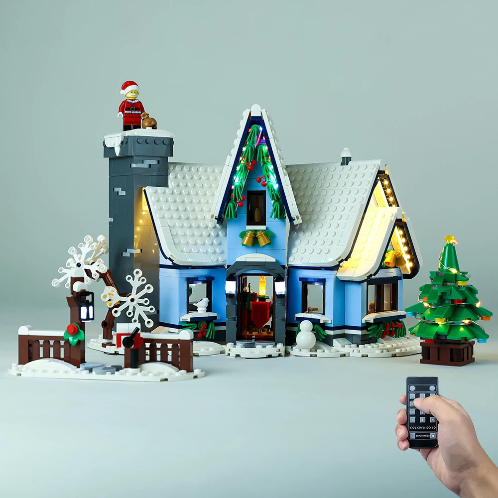 

Led Lighting Set For 10293 Creator Santa’s Visit Village Architecture Christmas Gift Only Lighting Kit Not Include Model