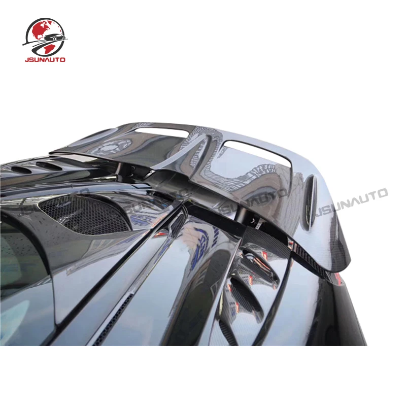 

M Style Forged Carbon Fiber Car Rear Wing Trunk Lip Spoiler For Mclaren 720 Coupe 720S Coupe Spider Spoiler