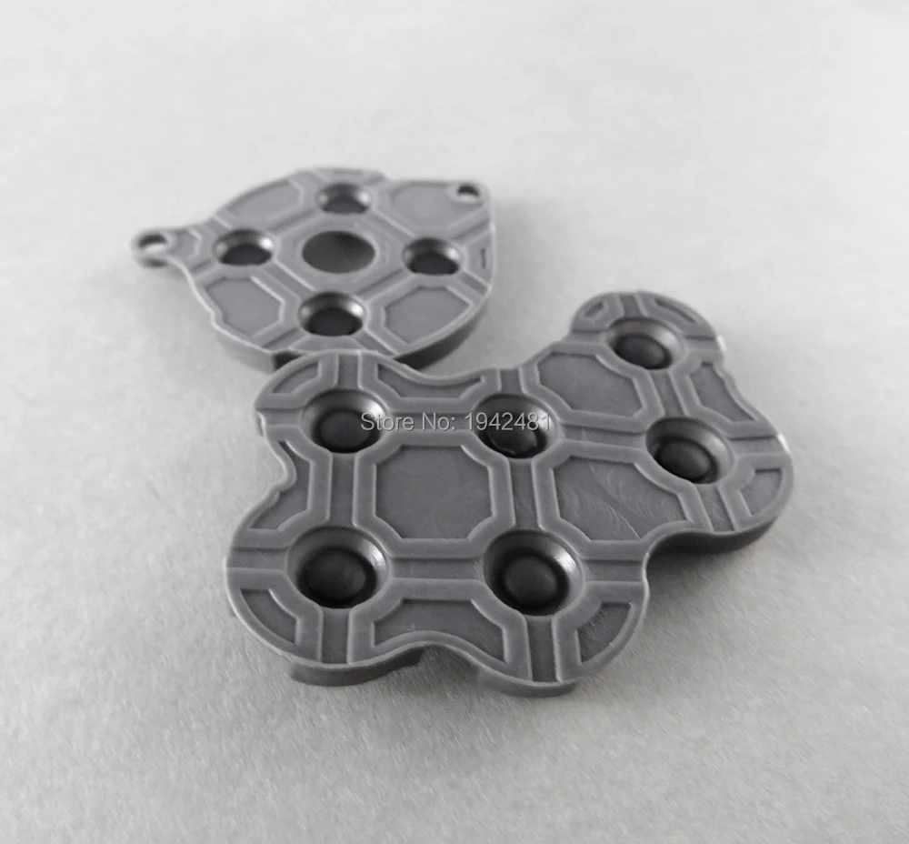 60 juegos de teclados de botón adhesivos de goma conductora de silicona para controlador XBOX botón adhesivo conductor