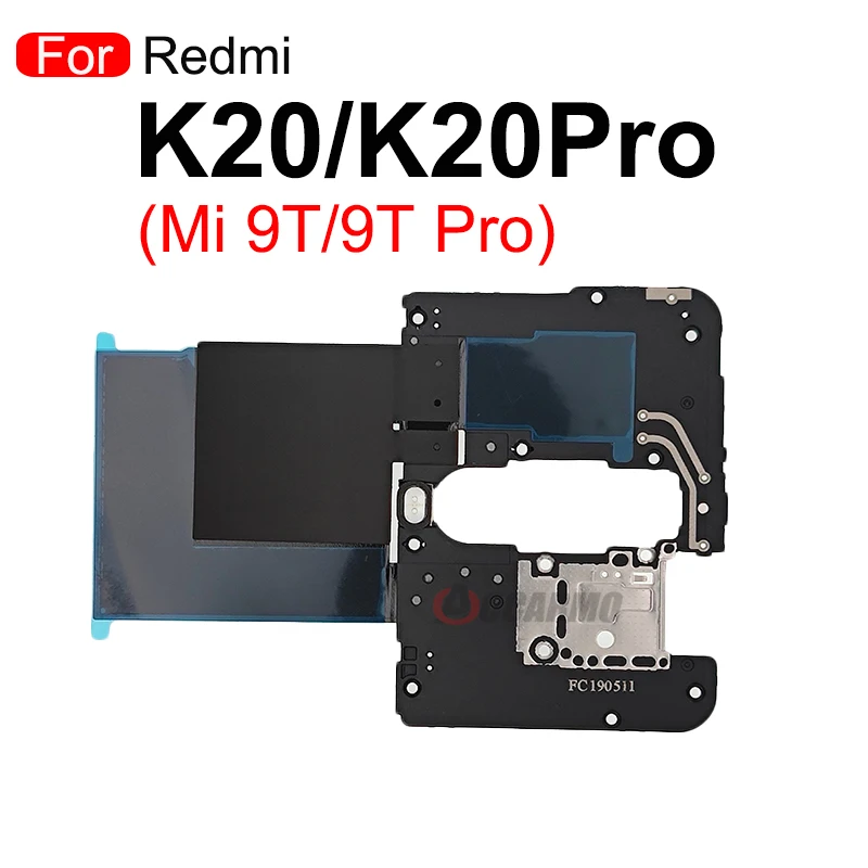 Cobertura de Placa Mãe WiFi Antenna Signal, Módulo NFC para Xiaomi Redmi K20 e K20 Pro, Mi 9T Pro, Reparar Peças De Reposição