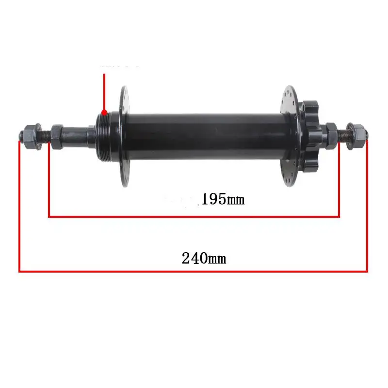 26/20er Fat Bike Hubs 36H F135 R190 Fat Tire Snow Bike Gyratory type Disc Bicycle Hub bicycle hubs bike parts image 2