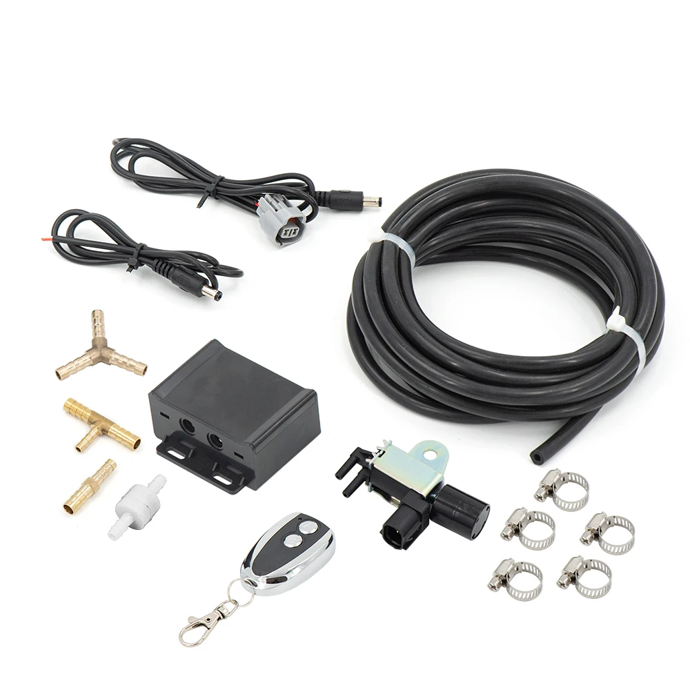 Universal Wireless Remote Vacuum Exhaust Cutout Valve Controller Set with Remote For BMW AUDI