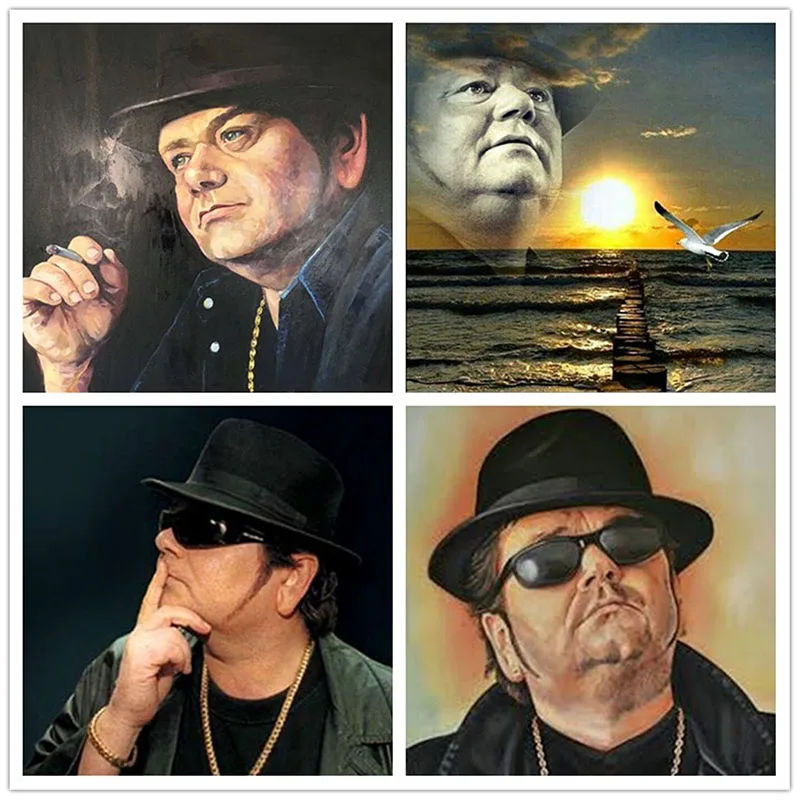 5D Diamond Painting Andre Hazes Dutch Singer Full Square / Round Resin Crafts Diamond Mosaic Embroidery Wall Art Sticker