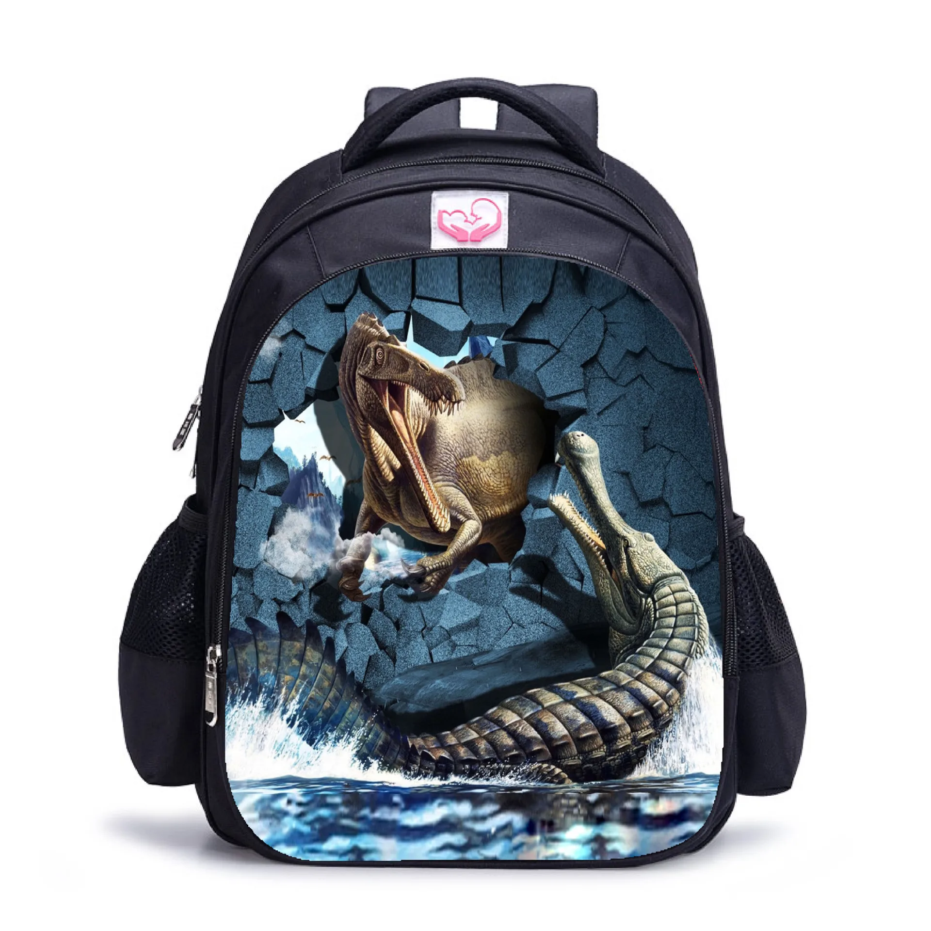 New 3D Printing Dinosaur School bag For Boys 13/16inch Primary Animal Children Backpack For Teenager Rucksack Mochila Infant