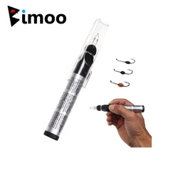Bimoo Fast Heating Fly Tying Cautery Tool for Removing Loose Fibers Burning Deerhair Wings Egg Ant Fly Resin Electrocoagulator